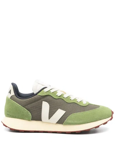 Veja Rio Branco Ii Ripstop Lace Up Trainers In Green