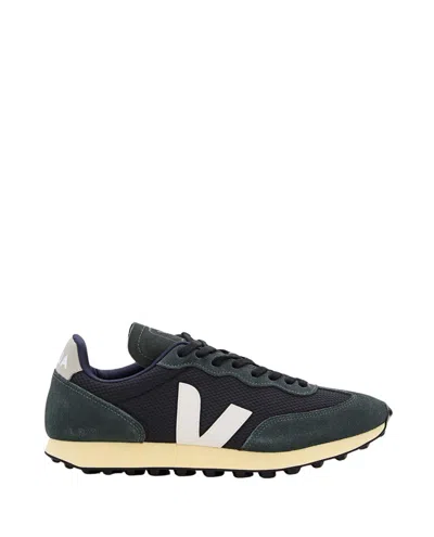 Veja Rio Branco Panelled Mesh Sneakers In Black