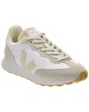 Veja Two-tones Polyester And Suede Rio Branco Sneakers In White