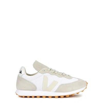 Veja Rio Branco Panelled Mesh Sneakers, Sneakers, White, Round Toe In Neutral