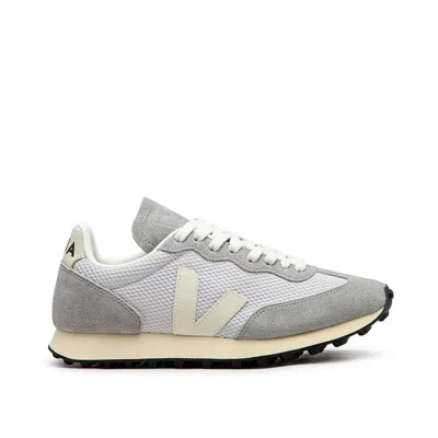 Veja Rio Branco Rb1803534a Sneakers Women Light Grey Pierre Lace Up Casual Shoes In Gray