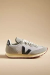 Veja Rio Branco Leather-trimmed Suede And Mesh Sneakers In Multicolor