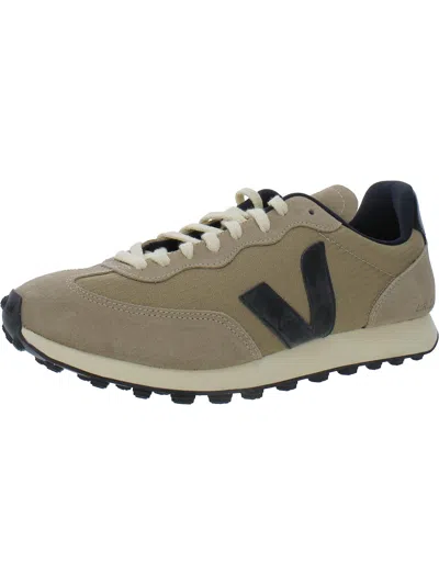 Veja Rio Mens Leather Running & Training Shoes In Beige