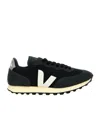 Veja Rio Branco Panelled Mesh Sneakers In Black