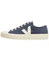 Veja Wata Ii Low Man Sneakers Navy Blue Size 11 Recycled Polyester