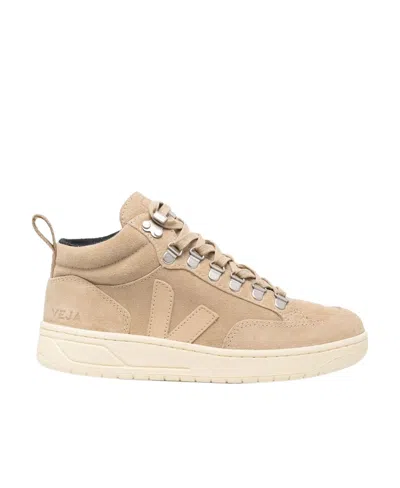 Veja Rora High-top Sneakers In Nude | ModeSens