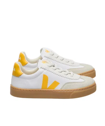 Veja Round-head Casual Shoes In White