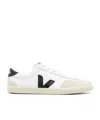 Veja V-10 Panelled Sneakers In White