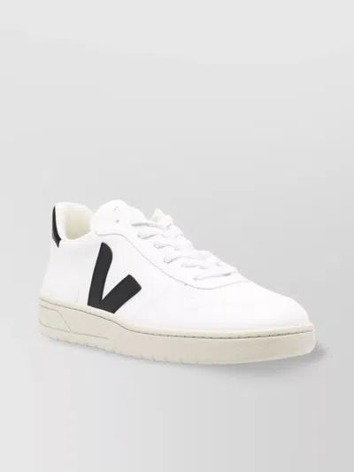 Veja Rubber Sole Sneakers Perforated Detailing
