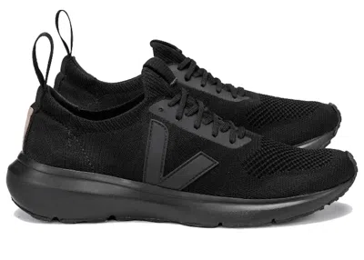 Pre-owned Veja Runner Style 2 Vknit Rick Owens Sneakers In Full/black