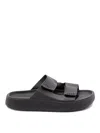 Veja Arpoador Double-strap Suede Sandals In Black