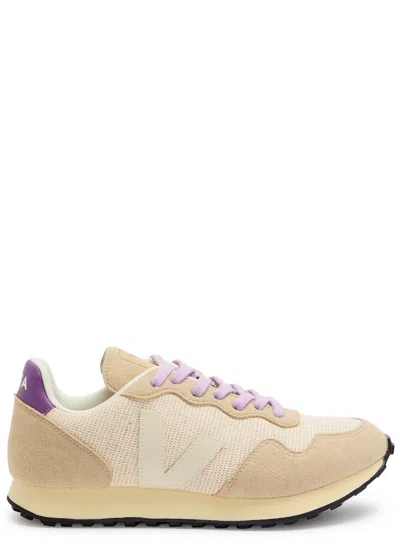 Veja Sdu Panelled Woven Sneakers In Purple