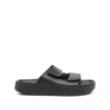 Veja Arpoador Double-strap Suede Sandals In Black
