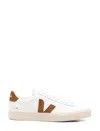Veja Sneakers Campo Chromefree White Cognac In Brown