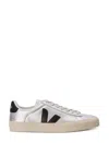 Veja Campo Leather Sneakers In Silver