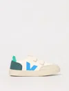 Veja Logo-patch Sneakers In Blau