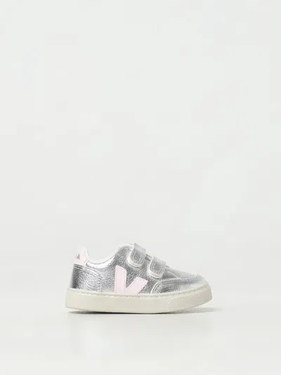 Veja Shoes  Kids Color Silver In Metallic