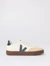 Veja Kids Leather Small Volley Trainers In Brown
