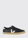 Veja Volley O.t Sneakers In Black Suede And Leather In Black