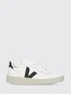 Veja Leather Sneakers With Contrast Heel Tab In Multi