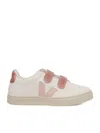 Veja Small Esplar Chromefree Leather Extra-white_petale_nacre Sneakers In White