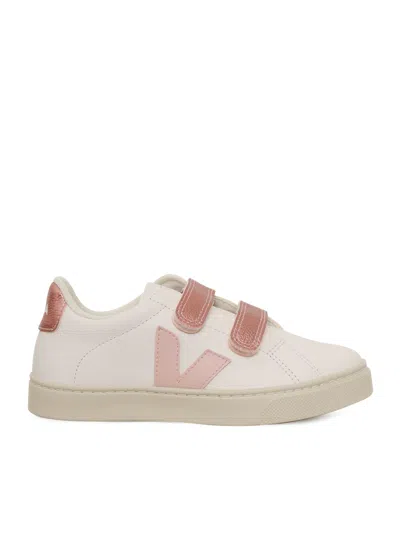Veja Kids' Small Esplar Chromefree Leather Extra-white_petale_nacre Sneakers