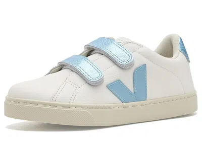 Veja Small Esplar (little Kid/big Kid) Kid's Shoes White Steel Iceberg: Unisex Eu 29 (us 12 Little Kid) M