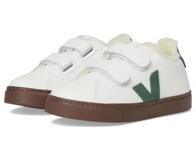 Veja Small Esplar (toddler) Kid's Shoes White Cyprus Bark : Unisex Eu 26 (us 9.5 Toddler) M, Suede
