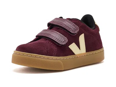 Veja Small Esplar (toddler) Kids Shoes Amarante/sun: Unisex Eu 24 (us 8 Toddler) M In Burgundy