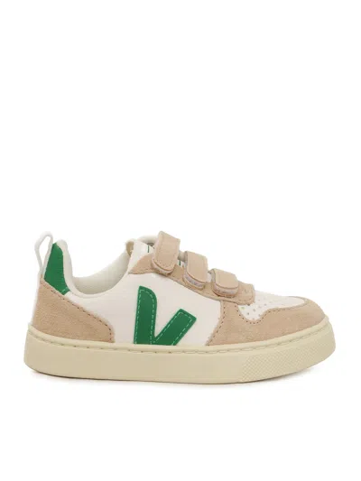Veja Kids' Small V-10 Cf Ex-white_emeraude Sneakers