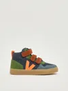 Veja Small V-10 Suede Sneaker In Multi
