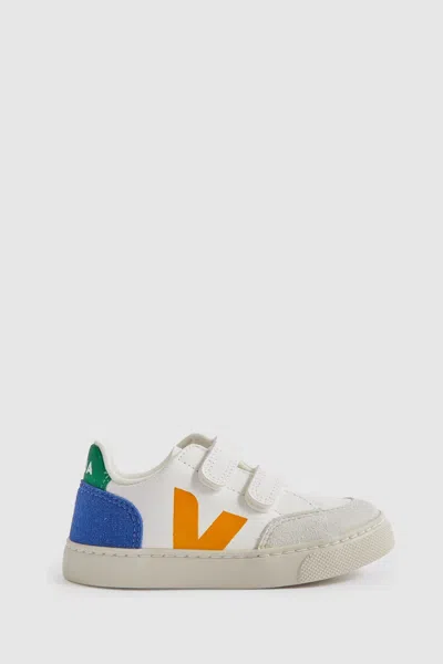 Veja Kids' Small V-12 In White Multi