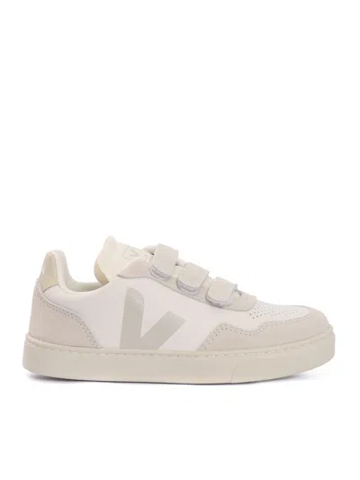 Veja Kids' Small V-90 O.t Ex-white_natural Sneakers In Neutral