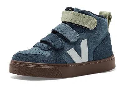 Veja Small V-10 Mid (toddler) Kid's Shoes California Shark Bark: Unisex Eu 22 (us 6 Toddler) M In Blue