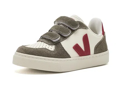 Veja Small V-10 (toddler) Kid's Shoes Pure Pepper Kaki: Unisex Eu 25 (us 8.5 Toddler) M In Multi
