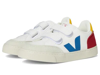 Veja Small V-12 (toddler) Kid's Shoes White Pepper : Unisex Eu 23 (us 7 Toddler) M, Leather