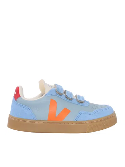 Veja Small V-90 O.t. Steel_fury_natural In Blue