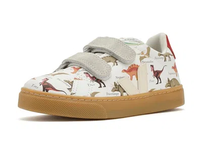 Veja Small Volley (little Kid) Kid's Shoes Dinosaur : Unisex Eu 29 (us 12 Little Kid) M, Leather In Multi