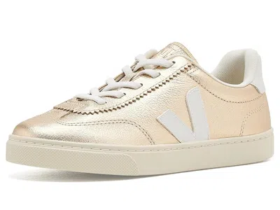 Veja Small Volley (little Kid/big Kid) Kid's Shoes Platine White : Unisex Eu 30 (us 12.5 Little Kid) Medi In Pink