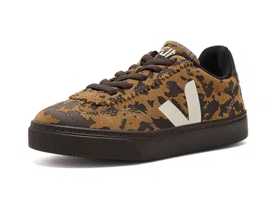 Veja Small Volley (little Kid/big Kid) Kids Shoes Camel/wild/country: Unisex Eu 34 (us 3 Little Kid) M In Brown