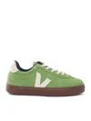 Veja Small Volley Suede Kiwi_pier_bark Sneakers In Green