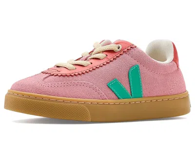 Veja Small Volley (toddler) Kid's Shoes Mary : Unisex Eu 25 (us 8.5 Toddler) M, Leather In Pink
