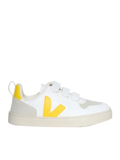 Veja Kids' Sneakdrs V-10  In White