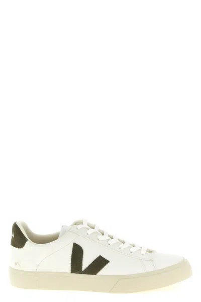Veja Unisex Leather Campo Sneaker In White