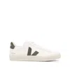 Veja White Campo Chromefree Leather Sneakers In Multi