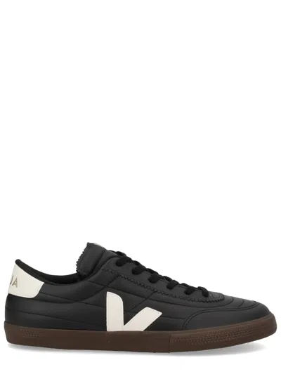 Veja Panenka Quilted Leather Sneakers In Black