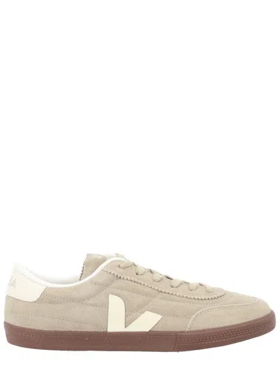 Veja Paneka Suede Sneakers Taupe Pierre Bark In Nude