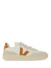 Veja V-90 Leather Sneaker In Multi