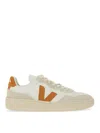 Veja V-90 Leather Sneaker In White