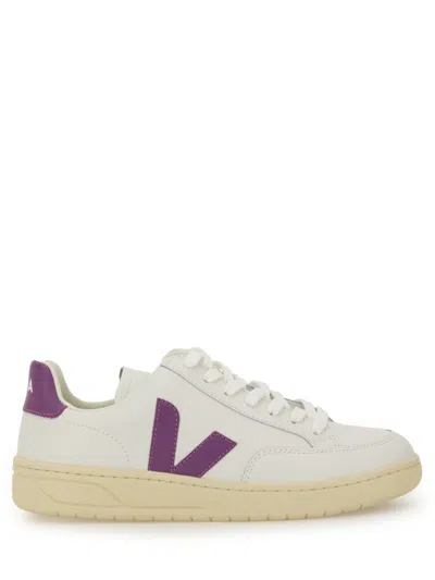 Veja V-12 Lace-up Sneaker In White